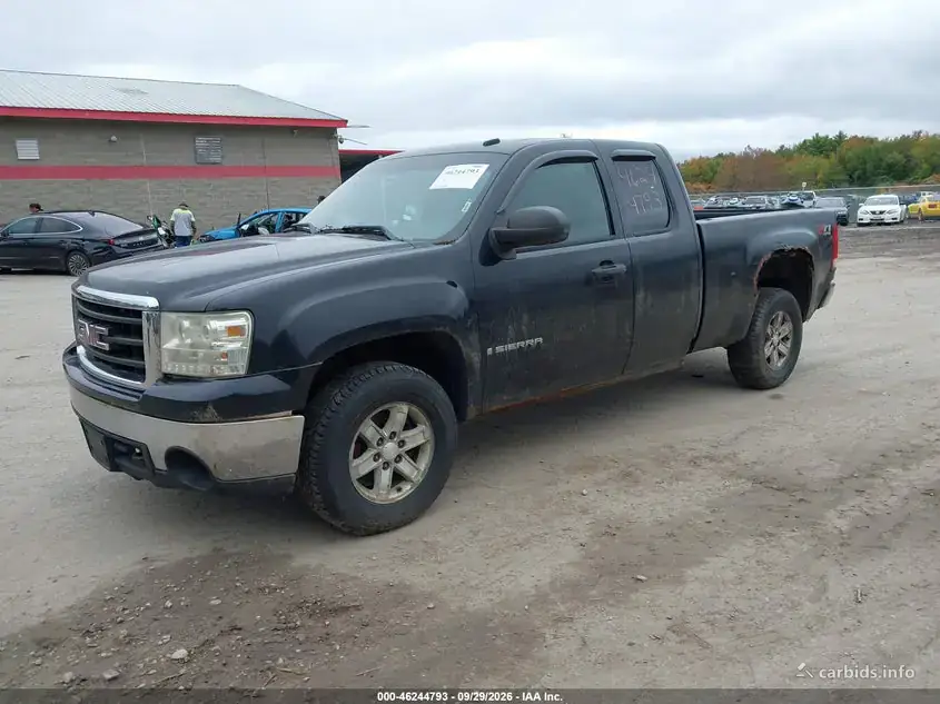 2009 GMC Sierra 1500 SLE 1GTEK29J19Z148772 — фото 2